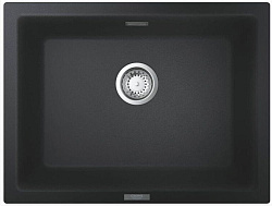 Композитная мойка под столешницу,610 x 460, цвет черный гранит 