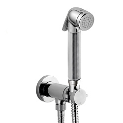 BOSSINI NIKITA Гигиенический душ с прогрессивным смесителем, лейка металлическая, шланг металлический, цвет хром2243