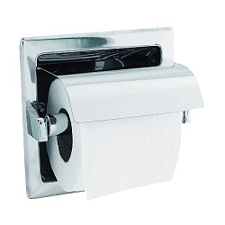 Встраиваемый диспенсер для 1 рулона туалетной бумаги с крышкой