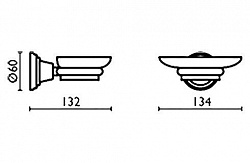 Мыльница Bagno & Associati Canova CA12392 BR