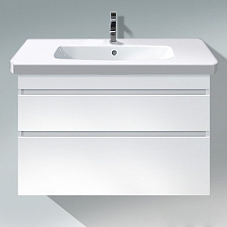 Тумба для комплекта Duravit DuraStyle 100 белая матовая 2 ящика