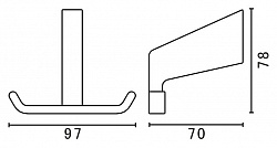 Крючок Art&Max Techno AM-4186B