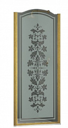 Душевая дверь в нишу Sturm Schick 90 см decor gold (R)