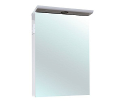 Анкона-50 зеркало-шкаф белый лев./прав. (свет.)