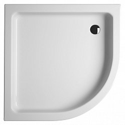 Акриловый душевой поддон Riho 210 90x90 белый 1/4 круга R550 + панель DA1900500000000