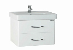 Джела-70 тумба подвесная с 2 ящ. белая (ТИГОДА)