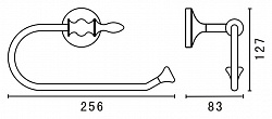 Полотенцедержатель Art&Max Bohemia AM-4280-Cr