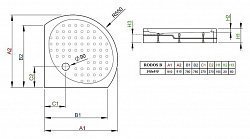 Поддон для душа Radaway Rodos B900