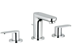 Eurosmart Cosmopolitan Смеситель для раковины, на 3 отверстия с донным клапаном, монтаж на раковину, 13 л/мин, хром 20187000