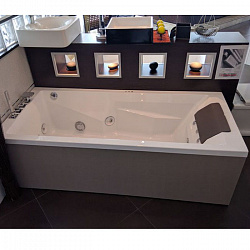 Jacuzzi Myway 170x75 Ванна, пристенная, 170x75хh57см, гидромассажная, SX, смеситель, с панелями, цвет: белый/хром