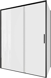 Душевой уголок Aquanet Pleasure Evo 150x90 AE65-150x90-BT профиль черный, прозрачное стекло
