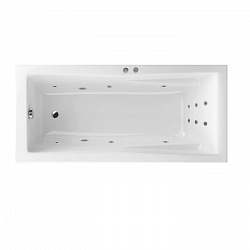 Акриловая ванна EXCELLENT Palace 180x80 см «LINE», хром