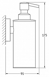 Дозатор Ellux Elegance ELE 010