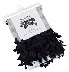Штора для ванной Carnation Home Fashions Jasmine White/Black