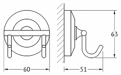 Крючок FBS Standard STA 002