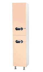 Альфа-35 пенал с 2 ящ. бежевый лев./прав.