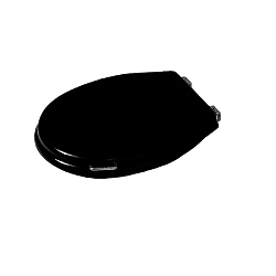 SIMAS Lante Сиденье для унитаза, с ручкой, цвет черный/хром (микролифт)2153
