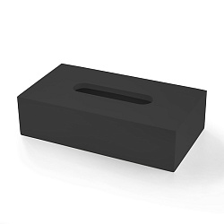 3SC Bemood Black Диспенсер для салфеток прямоугольный 24,5х6,5х13 см , цвет черный2192