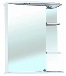 Магнолия-60 зеркало-шкаф белое лев. (свет)