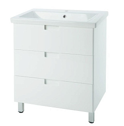 Пегас-60 тумба с 3 ящ. белый