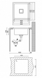 Мойка кухонная Oulin OL-VA8109