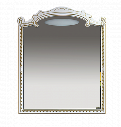 Misty Элис -100 Зеркало белая патина/стекло
