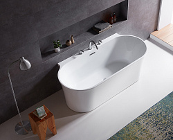 Акриловая ванна BelBagno BB409-1500-800, белая