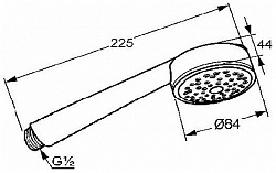 Душевая лейка Kludi Zenta 606000500