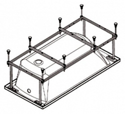 Монтажный набор для ванны Jika Floreana XL 160х75