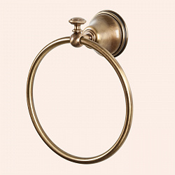TW Harmony 015, полотенцедержатель "кольцо", подвесной, цвет держателя: бронза