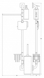 Стойка Ellux Avantgarde AVA 079