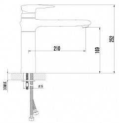 Смеситель Lemark Status LM4404C для кухонной мойки