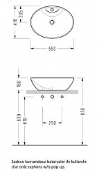 Раковина Serel CH34