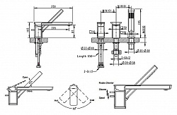 Смеситель Bravat Phillis F556101C-2-RUS на борт ванны