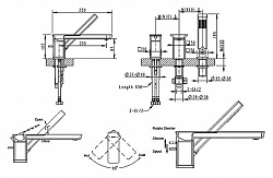 Смеситель Bravat Phillis F556101C-2-RUS на борт ванны