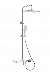 Тропическая душевая система со смесителем для ванны и полкой RUSH (PL5535-60)