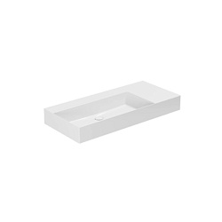 AZZURRA ELEGANCE Squared Раковина подвесная/накладная  102х46х12.5см без отв. под смеситель , цвет белый2018