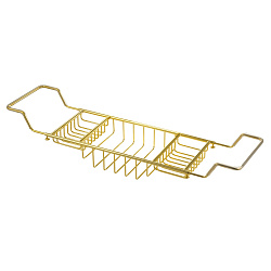 COMPLEMENTI Полка-решётка на ванну, золото