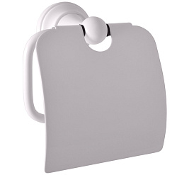 Держатель туалетной бумаги настенный, цвет белый MKA0400B