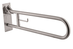 Mediclinics BG0800CS Откидной поручень для инвалидов 74 см (матовая нержавеющая сталь)
