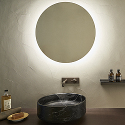 Agape Bucatini Круглое зеркало d50x6 см, со светодиодным освещением