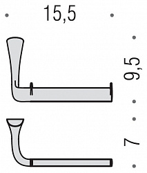 Держатель туалетной бумаги Colombo Design Land B2808.000