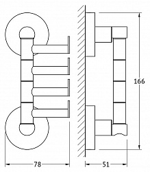 Крючок Artwelle Harmonie HAR 011 поворотный