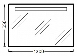 Зеркало Jacob Delafon 120