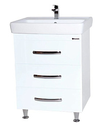 Рокко-60 тумба с 3 ящ. белая Н (ТИГОДА)