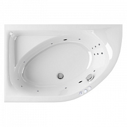 Акриловая ванна EXCELLENT Aquarella 150x100 см левая «SMART», хром