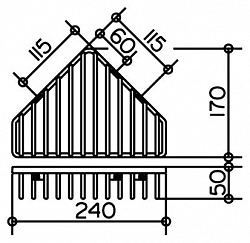 Полка Keuco Universal 24904