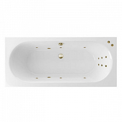 Акриловая ванна EXCELLENT Oceana Slim 170x75 см «LINE», бронза