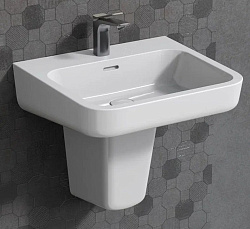 Полупьедестал для раковины ARROW AGL9605C, белый