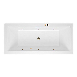 Акриловая ванна EXCELLENT Heaven Slim 170x75 см «SOFT», золото